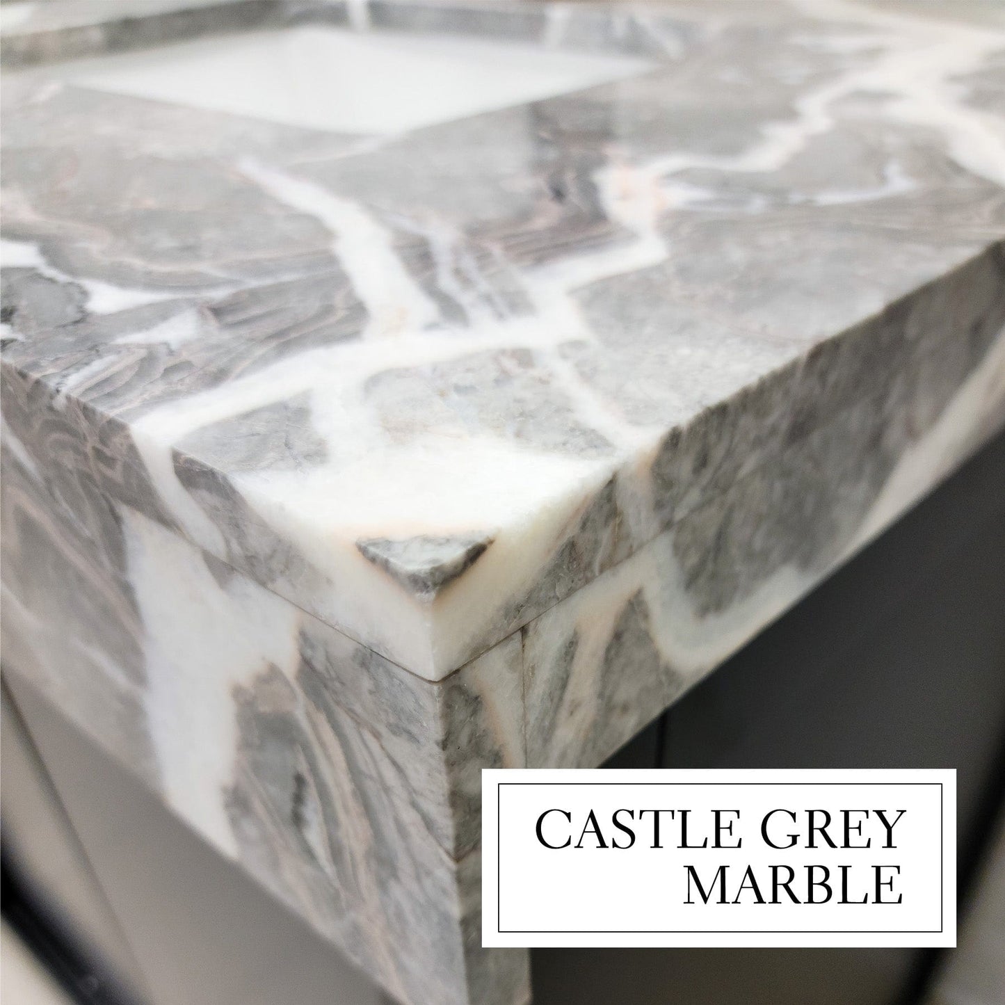 Zilara 36" Black and Grey Vanity - Backyard Provider