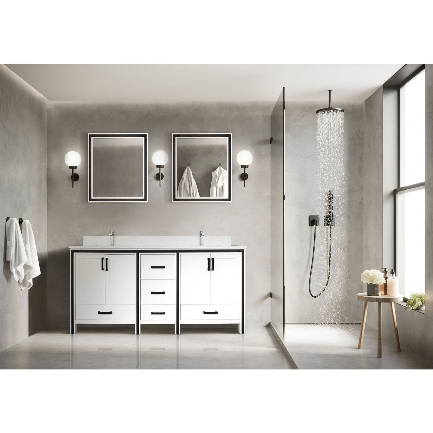 Ziva 72" x 22" Double Bath Vanity - Backyard Provider