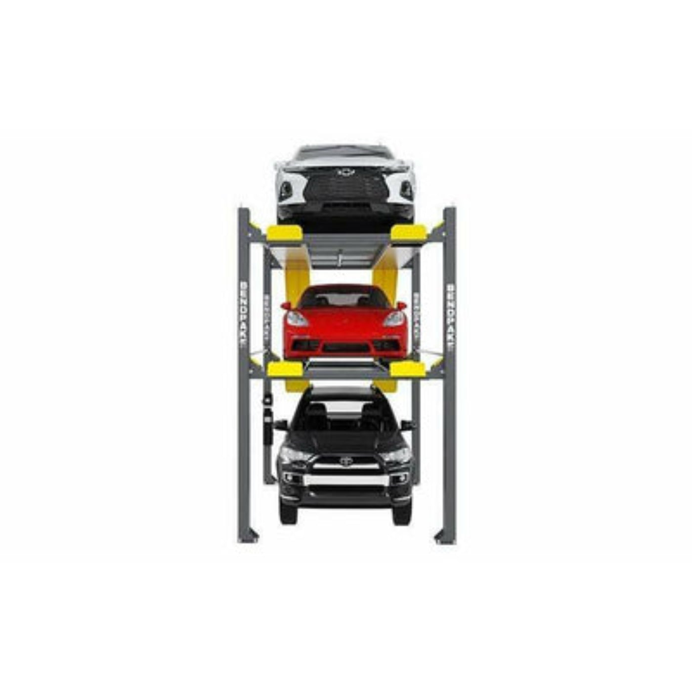 U.S Industrial BendPak HD-973PX Tri-Level Parking Lift 9K & 7K Capacity, Extended, High, SPECIAL ORDER - 5175267