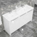 Casa Mare Benna 63" Glossy White Vanity Double Sink Combo - Benna160GW-63-S