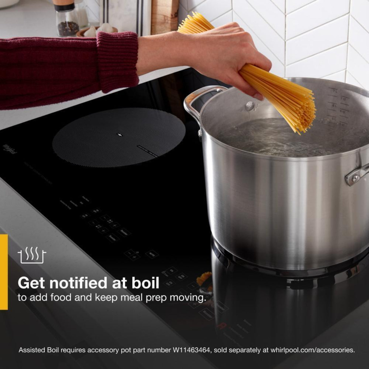 WHIRLPOOL WCI55US0JB 30-Inch Induction Cooktop - WCI55US0JB-KT