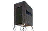 Big Dogg Deer Blinds Aluminum and Insulated Deer Blinds 4' x 6' Elevated with 5' Base and Detachable Ladder Big Dogg - BD4X65BAL