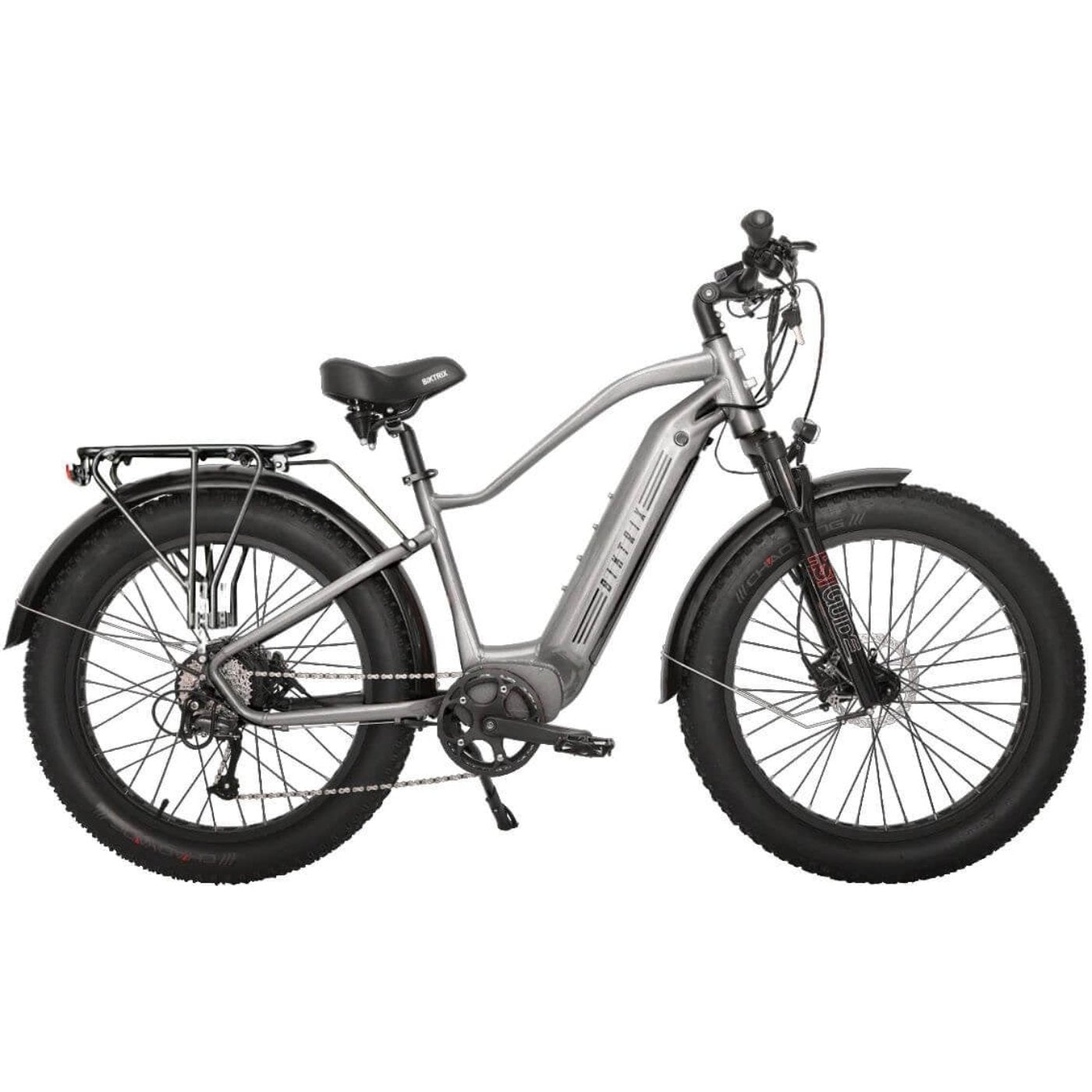 Biktrix 2024 Juggernaut Hub Duo Step-Over 750W Hub-Drive Fat Tire Electric Bike