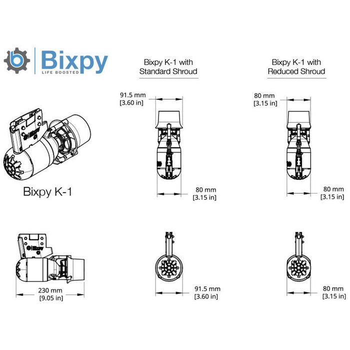 Bixpy K-1 Angler Pro Outboard Kit™ Only KI-BAP-2388 - Backyard Provider