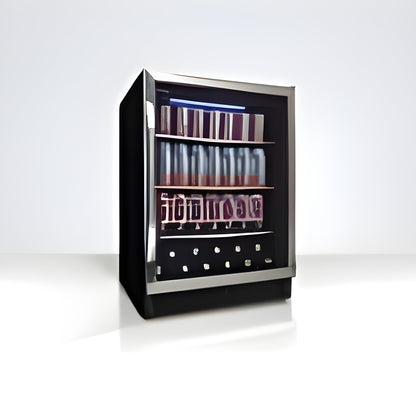 Danby - 5.3 Integrated Beverage Center, 138 Cans &amp; 6 Wine Bottles - SBC057D1BSS