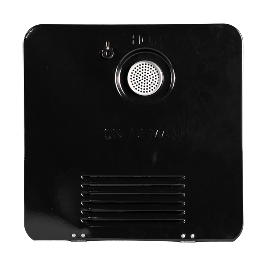 RVMP Flex Temp On-Demand Propane Tankless Water Heater for RVs  | Black Color | Anti-Freezing System | Anti-Scald System | Digital Remote | FG-SBMC-12 - 240171