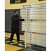 Bleacher - 15 ft. 2 Row - Double Foot Plank - Tip & Roll - BLDP-2TRGPC