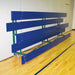 Bleacher - 15 ft. 2 Row - Single Foot Plank - Tip & Roll Powder Coated - 2TRGPC