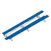 Bleacher - 15 ft. 2 Row - Single Foot Plank - Tip & Roll Powder Coated - 2TRGPC