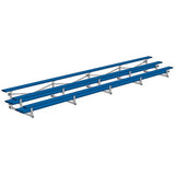 Bleacher - 27 ft. 3 Row - Double Foot Plank - Tip & Roll - 327TRG