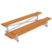 Bleacher - 7-1/2 ft. 2 Row - Double Foot Plank - Tip & Roll - 275TRG