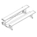 Bleacher - 7-1/2 ft. 2 Row - Single Foot Plank - Tip & Roll - 275TRG