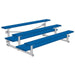 Bleacher - 7-1/2 ft. 3 Row - Double Foot Plank - Tip & Roll - 375TRGPC