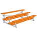 Bleacher - 7-1/2 ft. 3 Row - Double Foot Plank - Tip & Roll - 375TRGPC