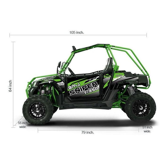 BMS Motor Sniper T350 Sport Adult Fully Automatic Utility Terrain Vehicle UTV