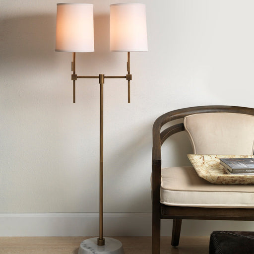 Jamie Young Minerva Twin Shade Floor Lamp -D. 9MINE-FLAB