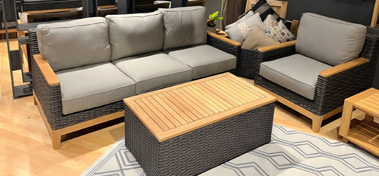 Royal Teak Collection Boca Sofa Honey - BOCA3S-H