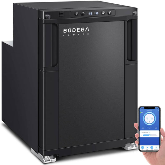 BODEGA 12 Volt RV Refrigerator 45L/1.6cu.ft RV Fridge and Freezer