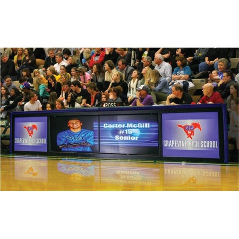 Boostr Displays 10ft Jumbo Series Digital Dual Screen Scoring Table