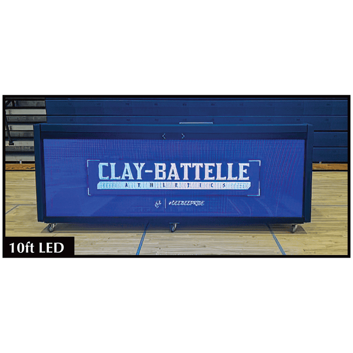 Boostr Displays 10ft. Crystal LED Series with 5ft. Signage Scoring Table