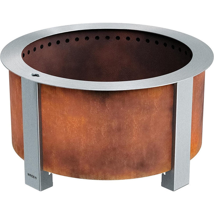 Breeo X Series Smokeless Firepit 24" - Corten Steel - 47315