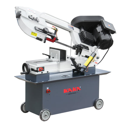 KAKA INDUSTRIAL 7x12 Inch Heavy-Duty Horizontal Bandsaw | 1.5HP Dual-Voltage (115V/230V) | 4-Speed Blade System | Steel Pipe and Structural Metal Cutting BS-712N - 188006V115V230