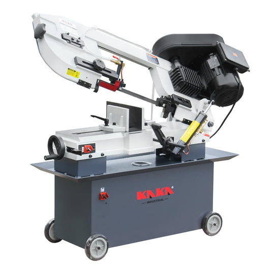 KAKA INDUSTRIAL 7x12 Inch Heavy-Duty Horizontal Bandsaw | 1.5HP Dual-Voltage (115V/230V) | 4-Speed Blade System | Steel Pipe and Structural Metal Cutting BS-712N - 188006V115V230