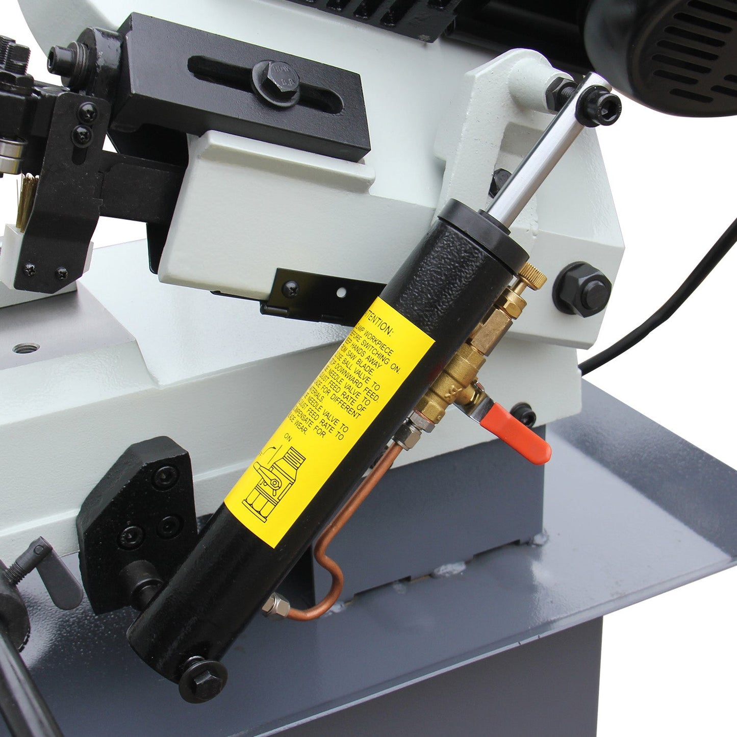 KAKA INDUSTRIAL 7x12 Inch Heavy-Duty Horizontal Bandsaw | 1.5HP Dual-Voltage (115V/230V) | 4-Speed Blade System | Steel Pipe and Structural Metal Cutting BS-712N - 188006V115V230
