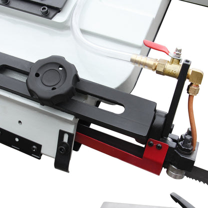 KAKA INDUSTRIAL 7x12 Inch Heavy-Duty Horizontal Bandsaw | 1.5HP Dual-Voltage (115V/230V) | 4-Speed Blade System | Steel Pipe and Structural Metal Cutting BS-712N - 188006V115V230