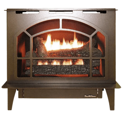 Buck Stove Townsend II 32,000 BTU's Vent Free Steel Series Gas Stove New - NVS-TOWNSEND-BLK-LP