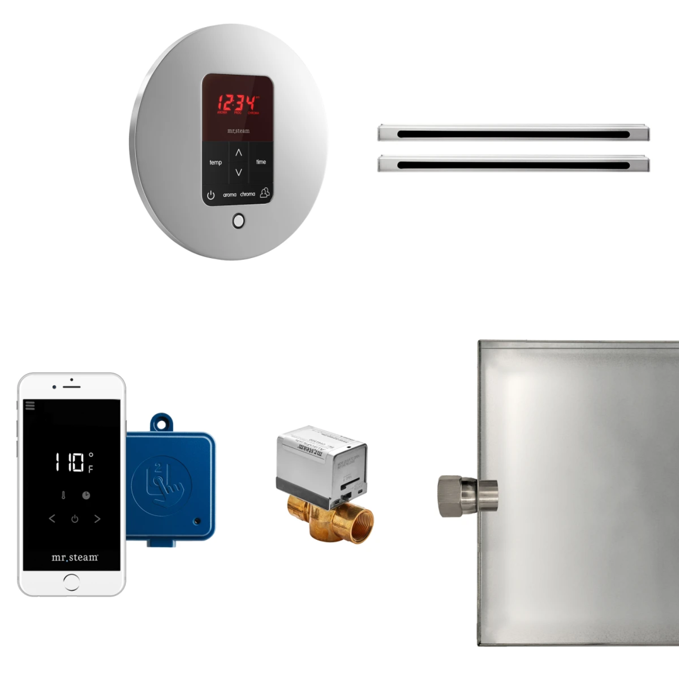 Mr Stream Butler Max Linear Package Round Polished Chrome - BUTLERLXRPC