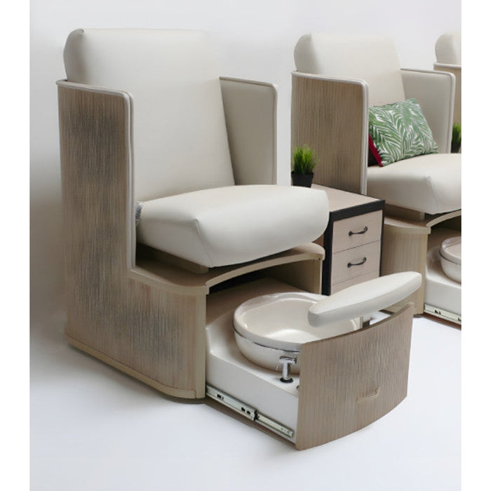 Belava Dorset Pedicure Chair Lounge Style with Plumbing - CH-DR-PL-TG