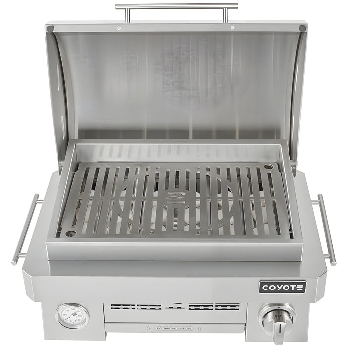 Coyote 25" Portable Grill, 1 Burner, Ceramic - C1PORTLP