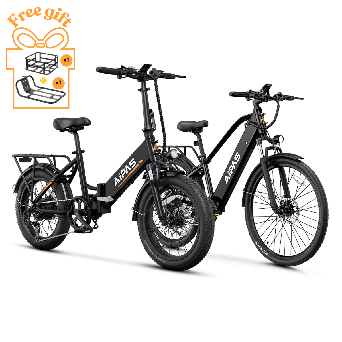 Aipas  Ebike Combo Sale C2 + A2 - Aipas-A2black+C2black