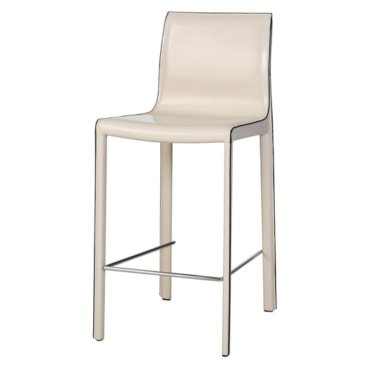 New Pacific Direct Gervin Recycled Leather Counter Stool, (Set of 2) -  448526R-98