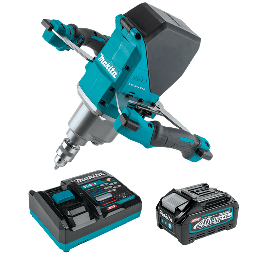 Makita GTU01M1 40V Max XGT Brushless Cordless 1/2 In. Mixer Kit - GTU01M1