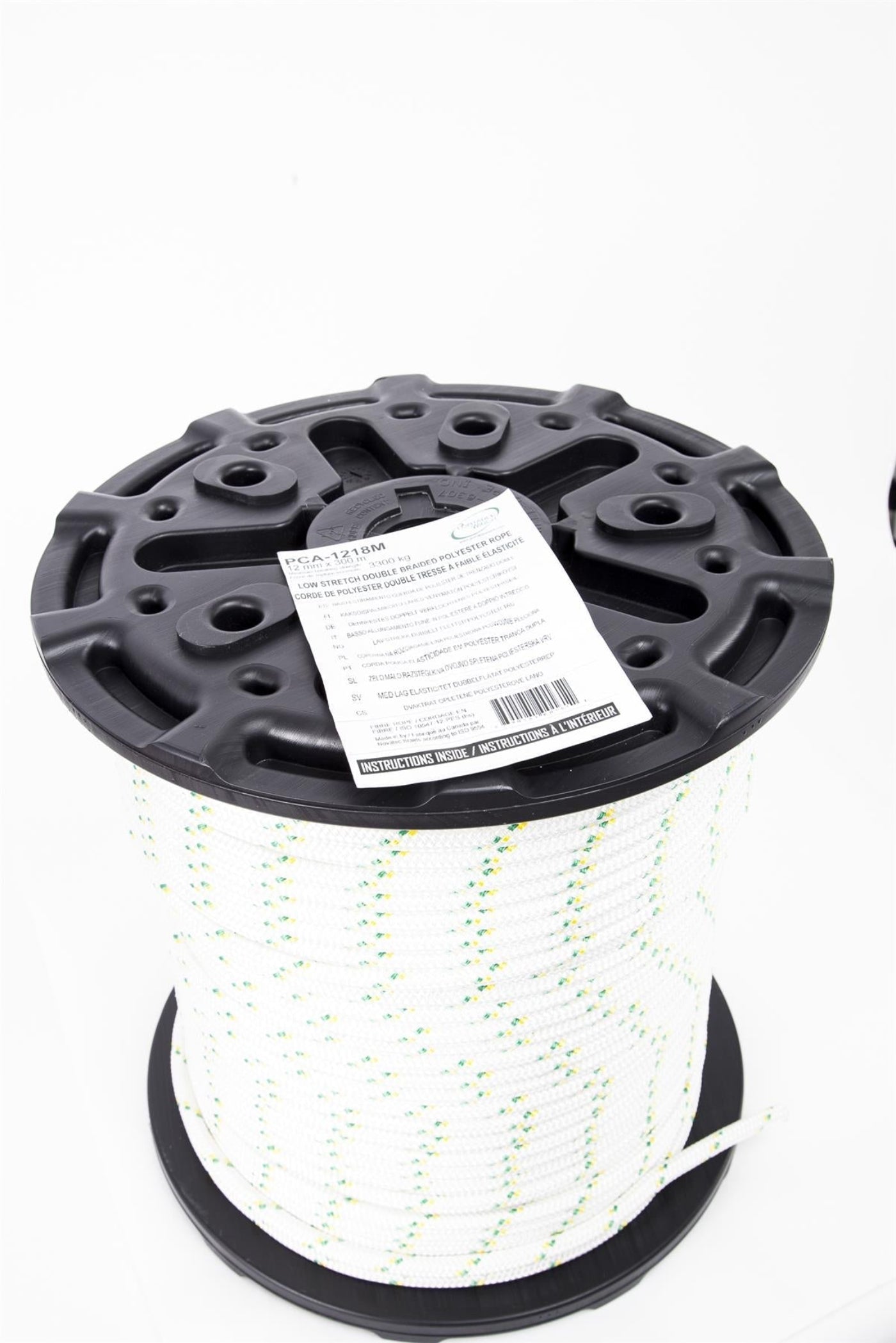 Portable Winch PCA-1218M Double Braided 1/2" x 984' Polyester Rope - PW,PCA-1218M