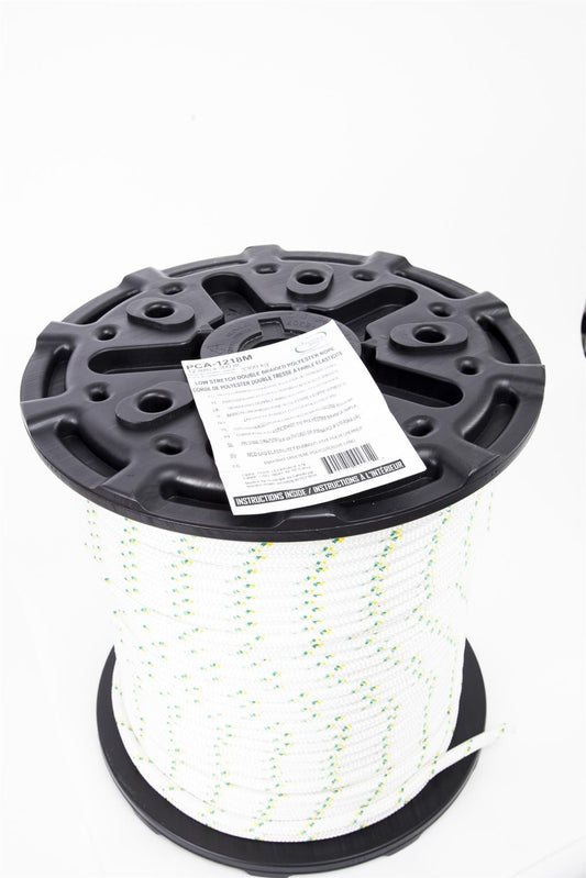 Portable Winch PCA-1218M Double Braided 1/2" x 984' Polyester Rope - PW,PCA-1218M