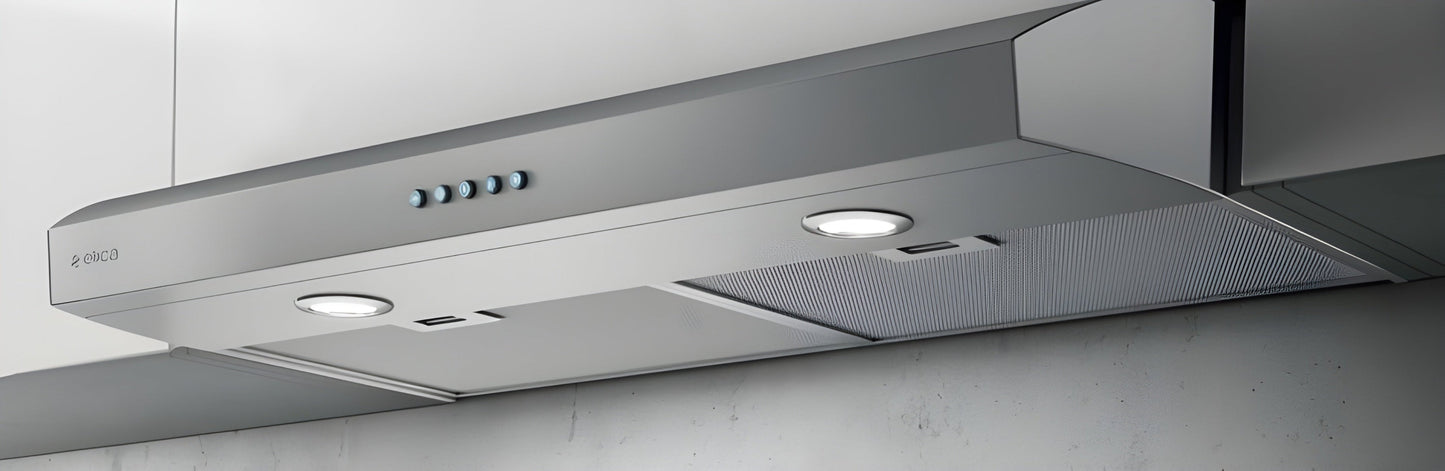 Elica - ALLASIO (Stainless) - Comfort - 36" W x 20" D x 4 3/4" H, Stainless  - UNDERCABINET HOODS | EAL336S1