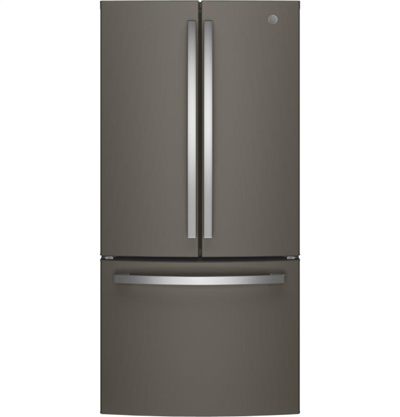 GE APPLIANCES GWE19JMLES GE® ENERGY STAR® 18.6 Cu. Ft. Counter-Depth French-Door Refrigerator - GWE19JMLES-KT