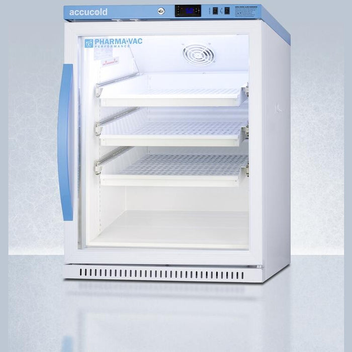 Accucold Summit - 6 Cu.Ft. ADA Height Vaccine Refrigerator, with Removable Drawers - ARG61PVBIADADR