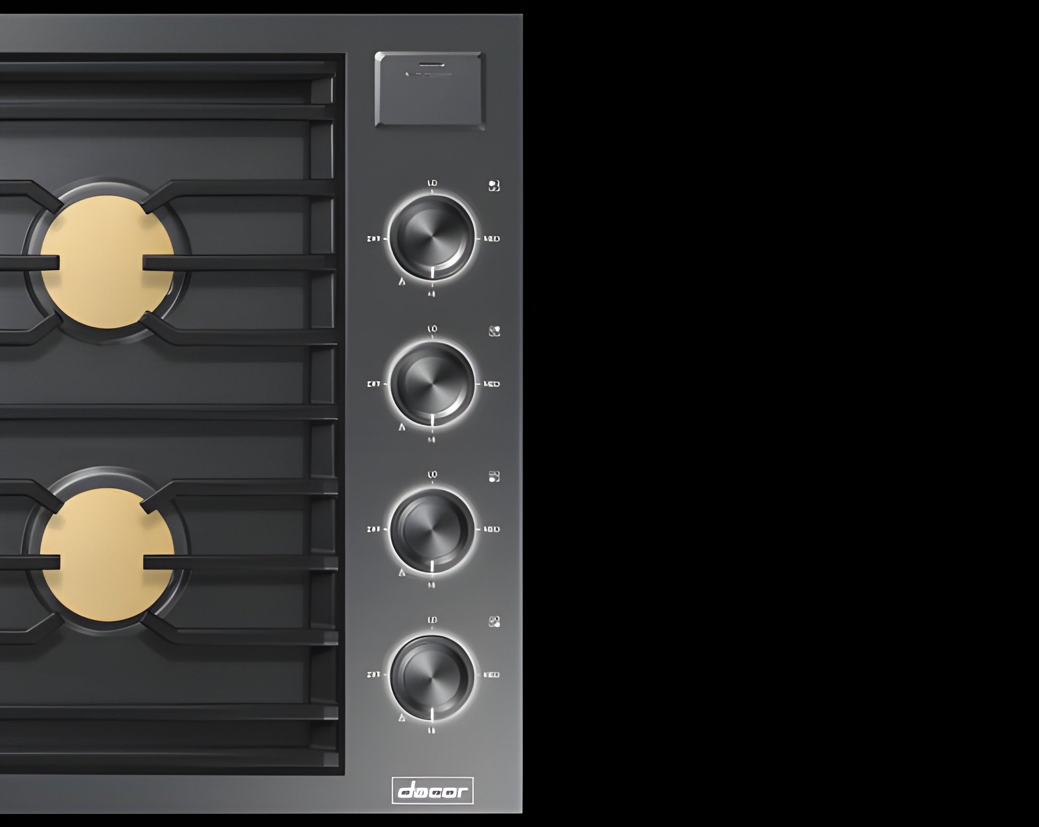 DACOR  30" Gas Cooktop, Graphite Stainless Steel, Natural Gas - DTG30M954FM-KT