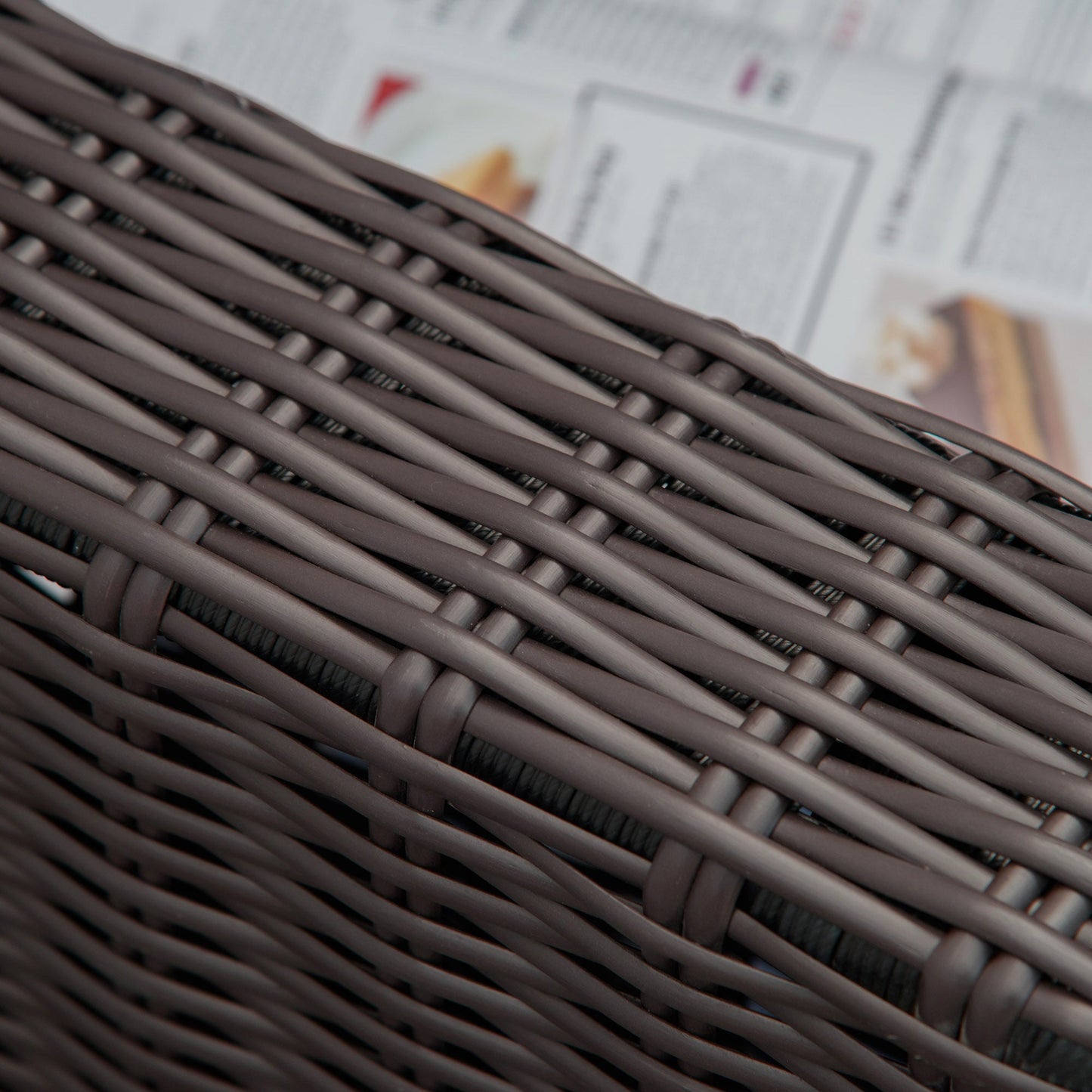 Outsunny 2-Piece Patio Corner Sofa Set with Curved Armrests &amp; Padded Cushions, Dark Blue - 860-204DB