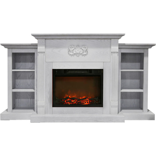 Cambridge Electric Mantel Fireplaces CAMBR7233 1WHT