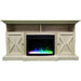 Cambridge 62-in. Summit Farmhouse Style Electric Fireplace Mantel with Deep Crystal Insert, Mahogany _ CAM6215-1MAHCRS