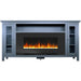 Cambridge Somerset 70-In. Black Electric Fireplace TV Stand with Multi-Color LED Flames, Crystal Rock Display, and Remote Control _ CAM6938-1COF