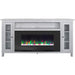 Cambridge Somerset 70-In. Black Electric Fireplace TV Stand with Multi-Color LED Flames, Crystal Rock Display, and Remote Control _ CAM6938-1COF