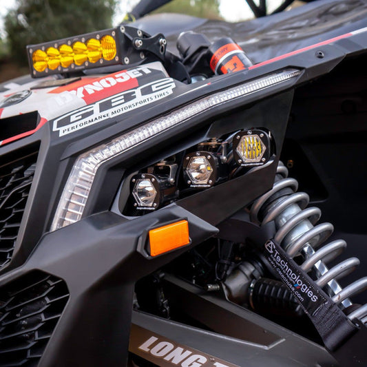 Baja Designs Can Am X3 S1 Triple LED Headlight Kit - 447074