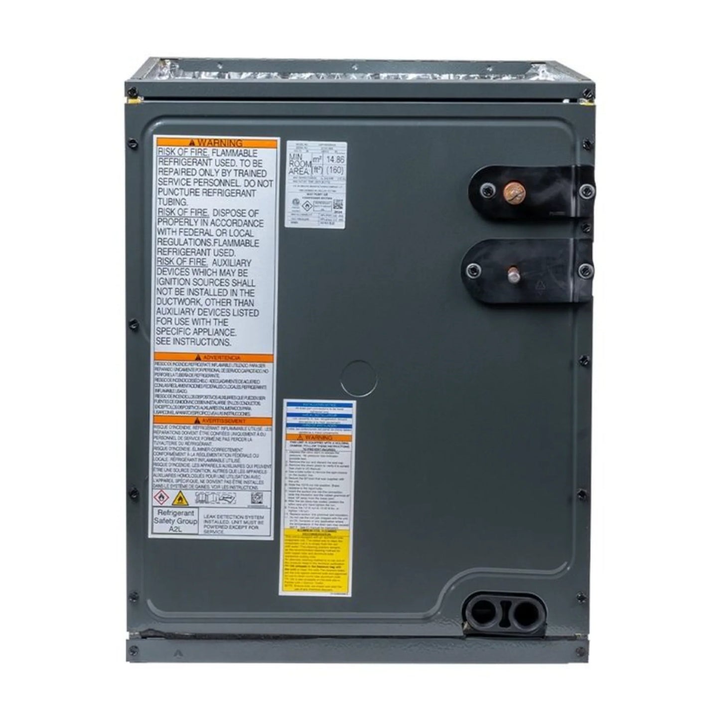 GOODMAN 2 Ton 13.4 SEER2 80% AFUE 60,000 BTU Gas Furnace and R32 Air Conditioner System - Upflow - AQ-GR9S800603BN