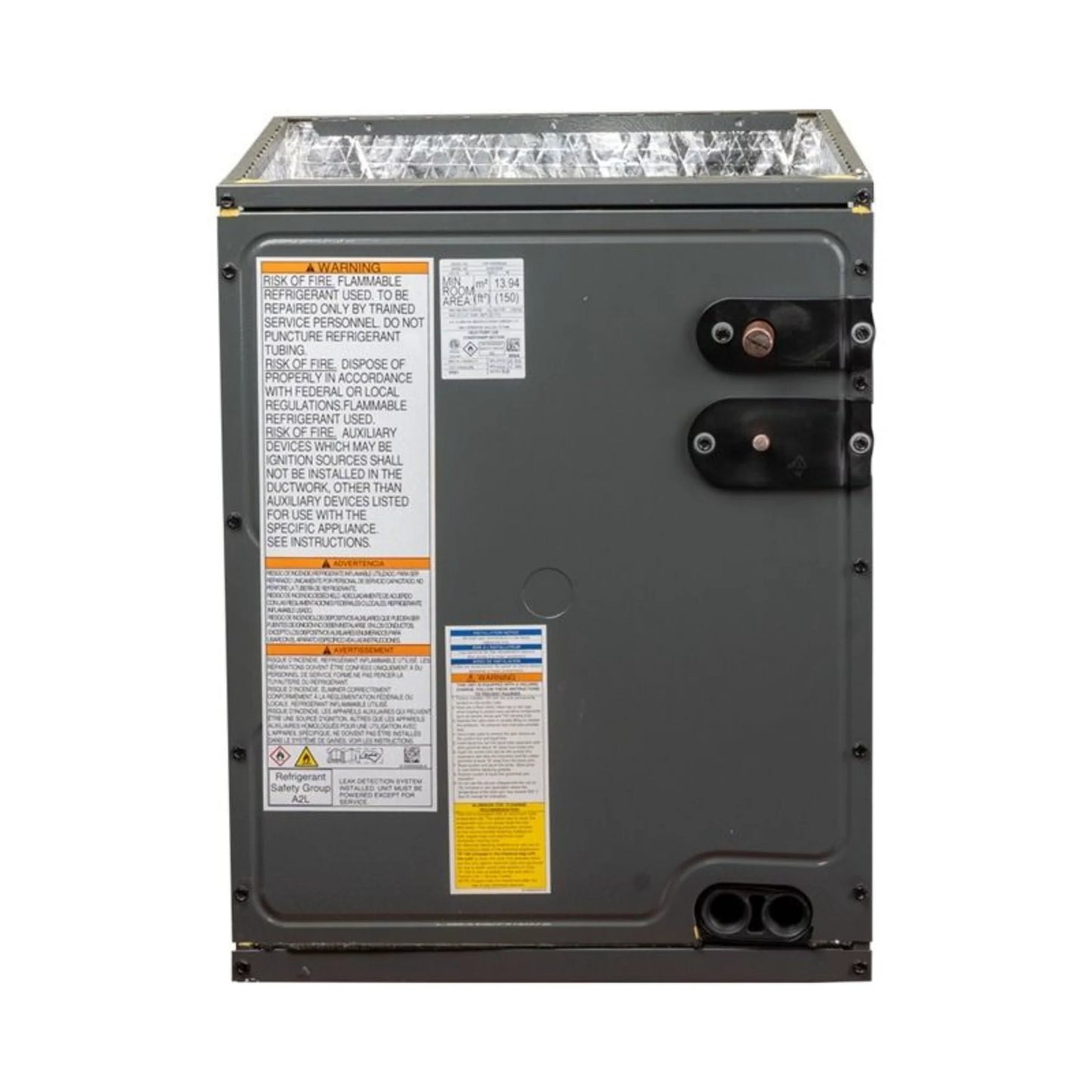 GOODMAN 2 Ton 13.4 SEER2 96% AFUE 40,000 BTU Gas Furnace and R32 Air Conditioner System - Upflow - AQ-GR9S960403AN